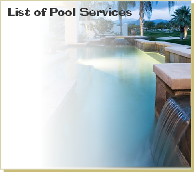 List of Pool Services